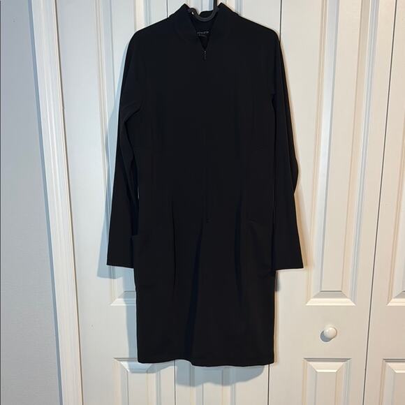 Athleta Black Long Sleeve Delancey dress - Picture 3 of 6